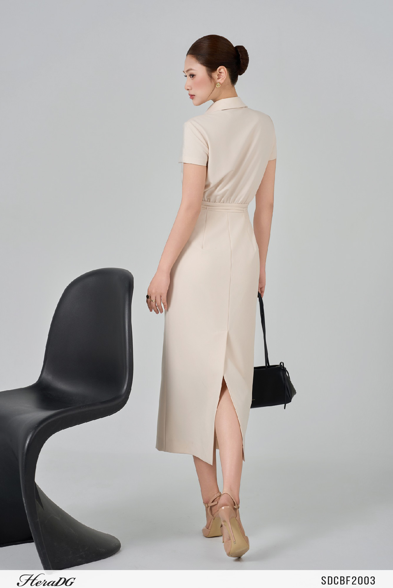 Ảnh của Đầm giả set vai xếp chờm